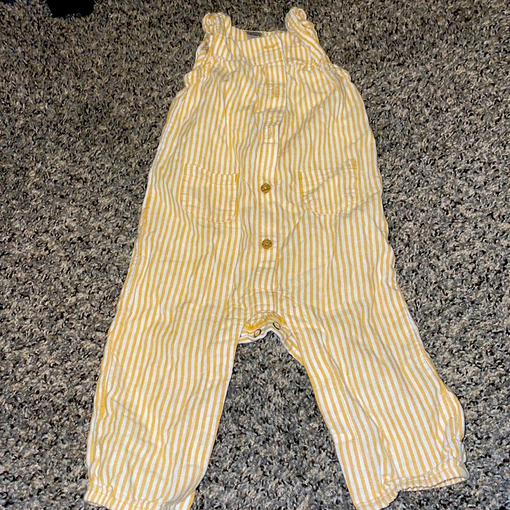 Yellow Stripe Jumpsuite